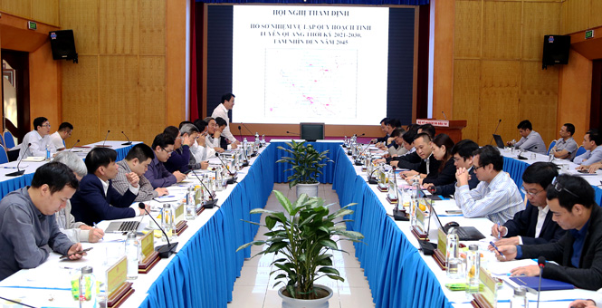 Thẩm định nhiệm vụ lập quy hoạch tỉnh Tuyên Quang thời kỳ 2021-2030, tầm nhìn đến năm 2045