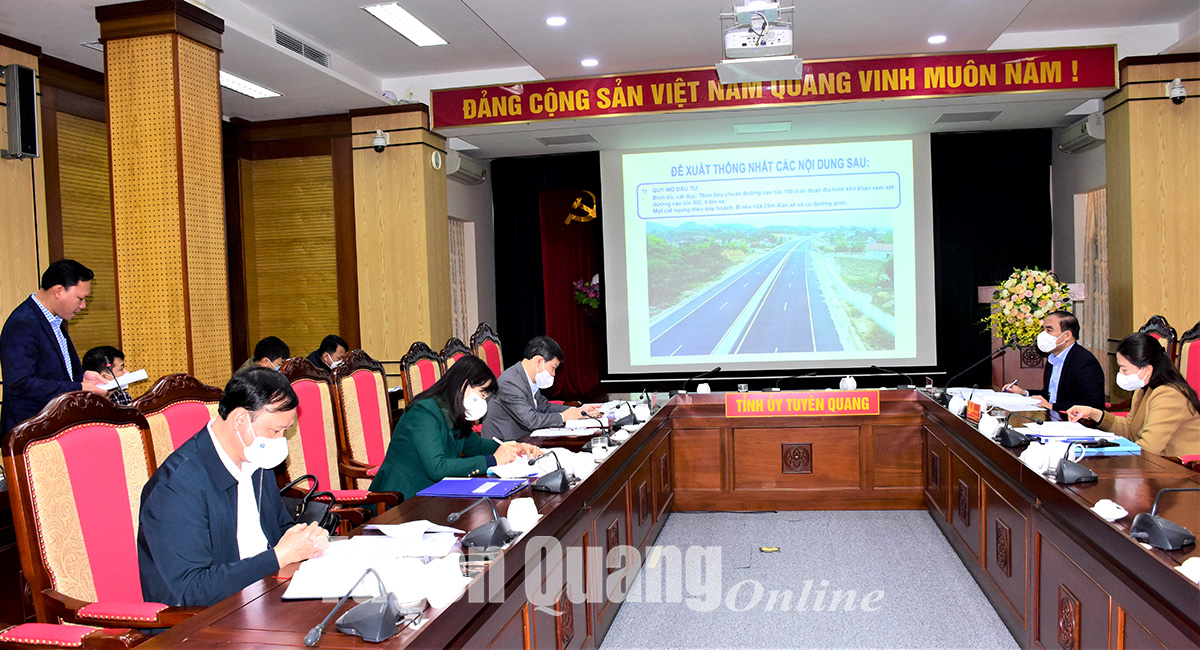 Triển khai công tác chuẩn bị xây dựng đường cao tốc Tuyên Quang - Hà Giang