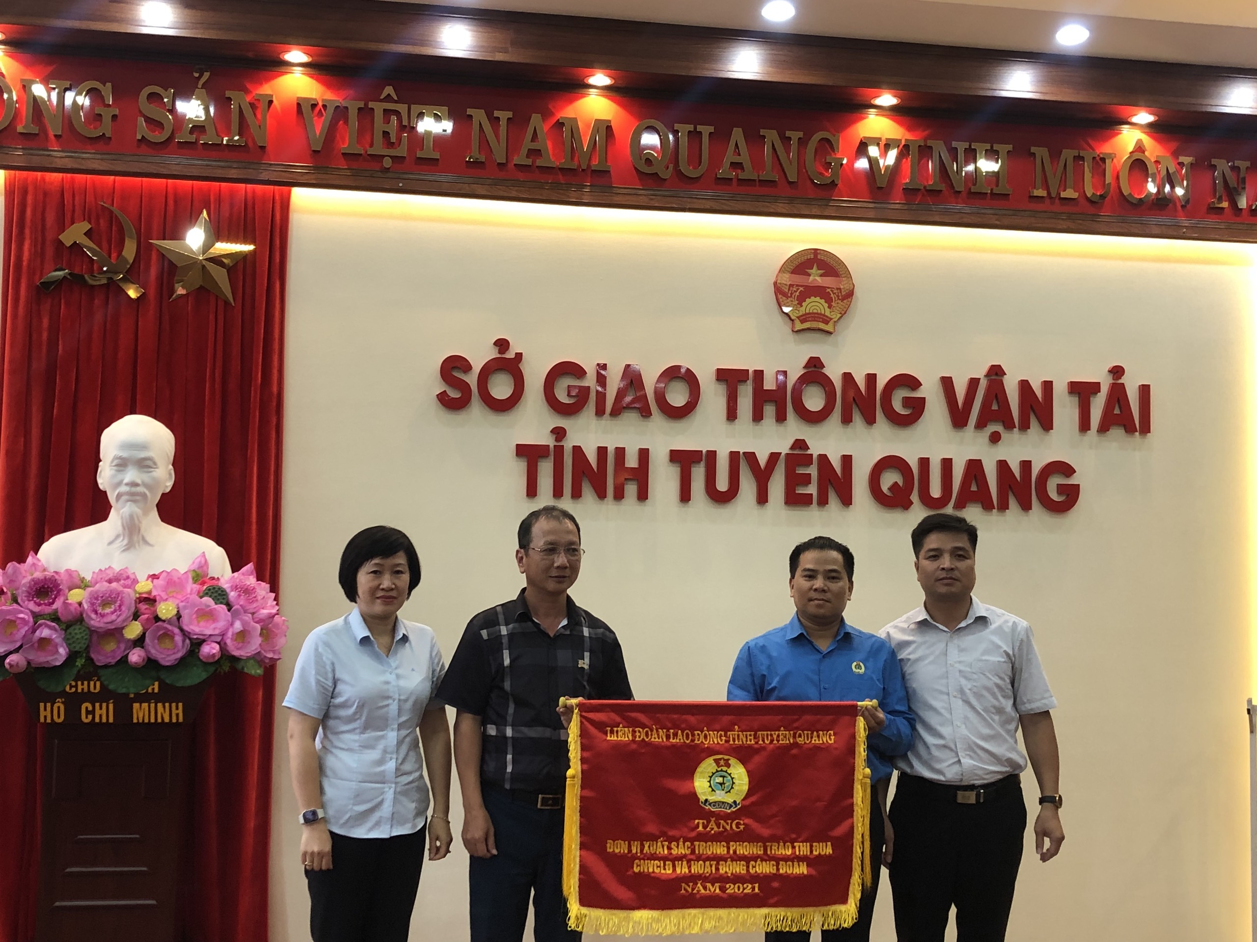 Công đoàn cơ sở Sở Giao thông vận tải Tuyên Quang  tổ chức Hội nghị sơ kết công tác Công đoàn 6 tháng 2022