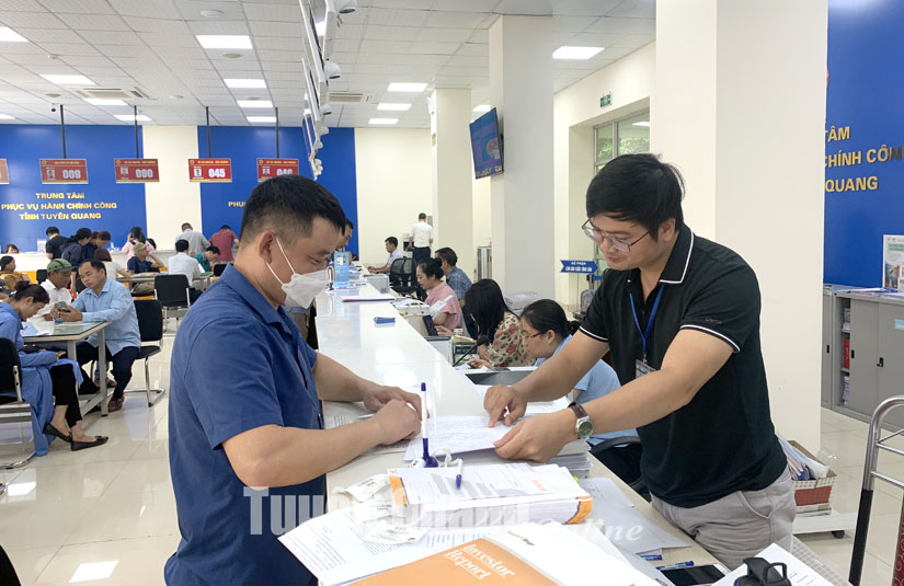 Sở Tư pháp và thành phố Tuyên Quang đứng đầu về chỉ số cải cách hành chính